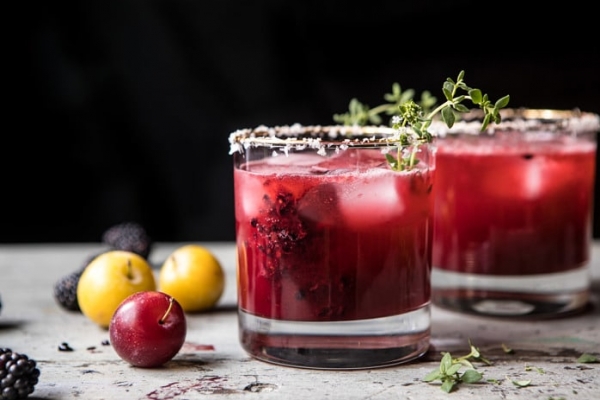 Blackberry Thyme Margarita