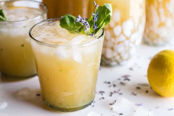 Open Drinks Lavender Basil Lemonade