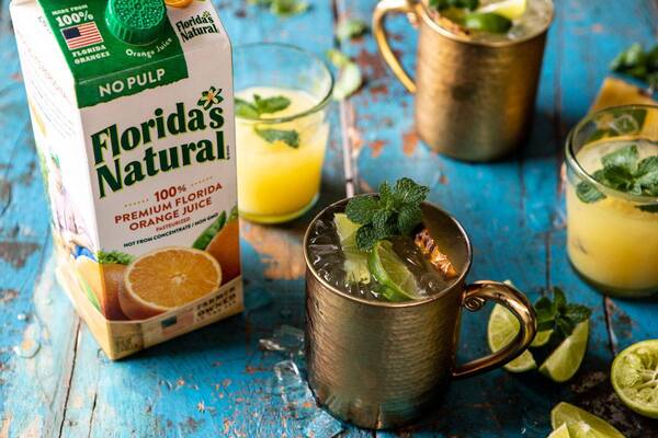 Orange Pineapple Moscow Mule