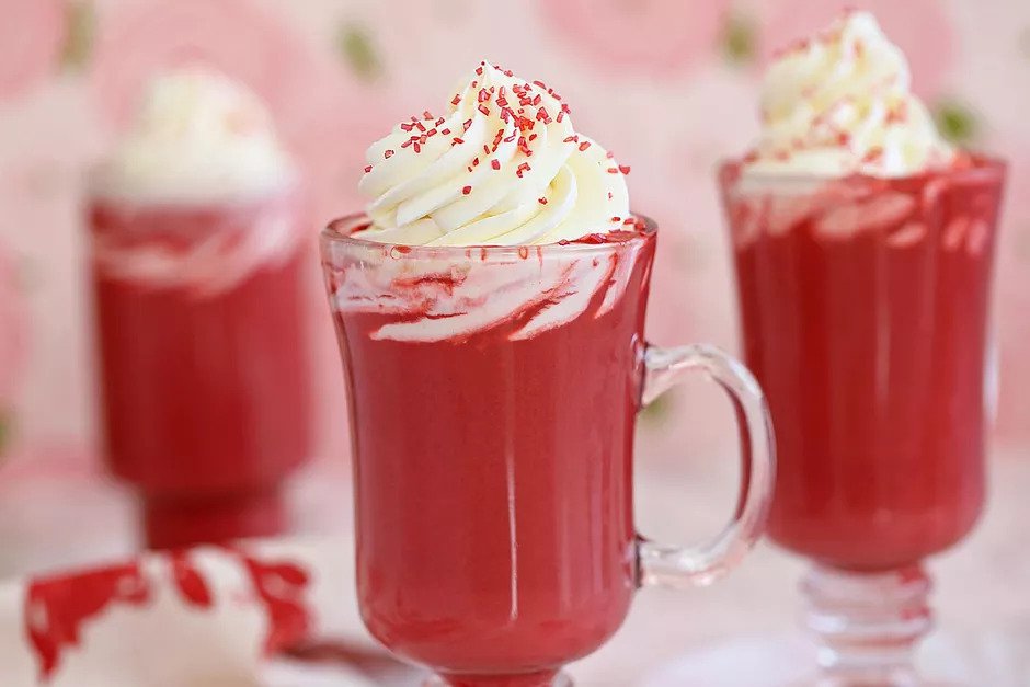 Pink Velvet Hot Cocoa