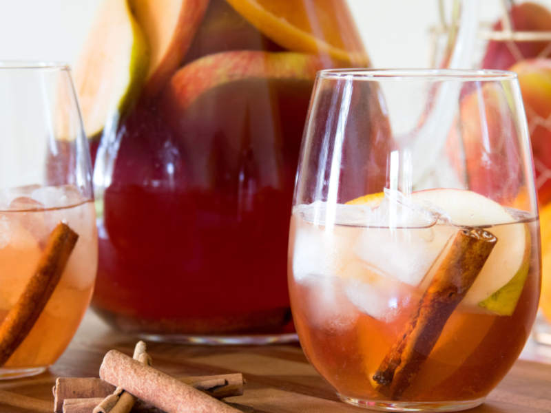 Sparkling Fall Sangria